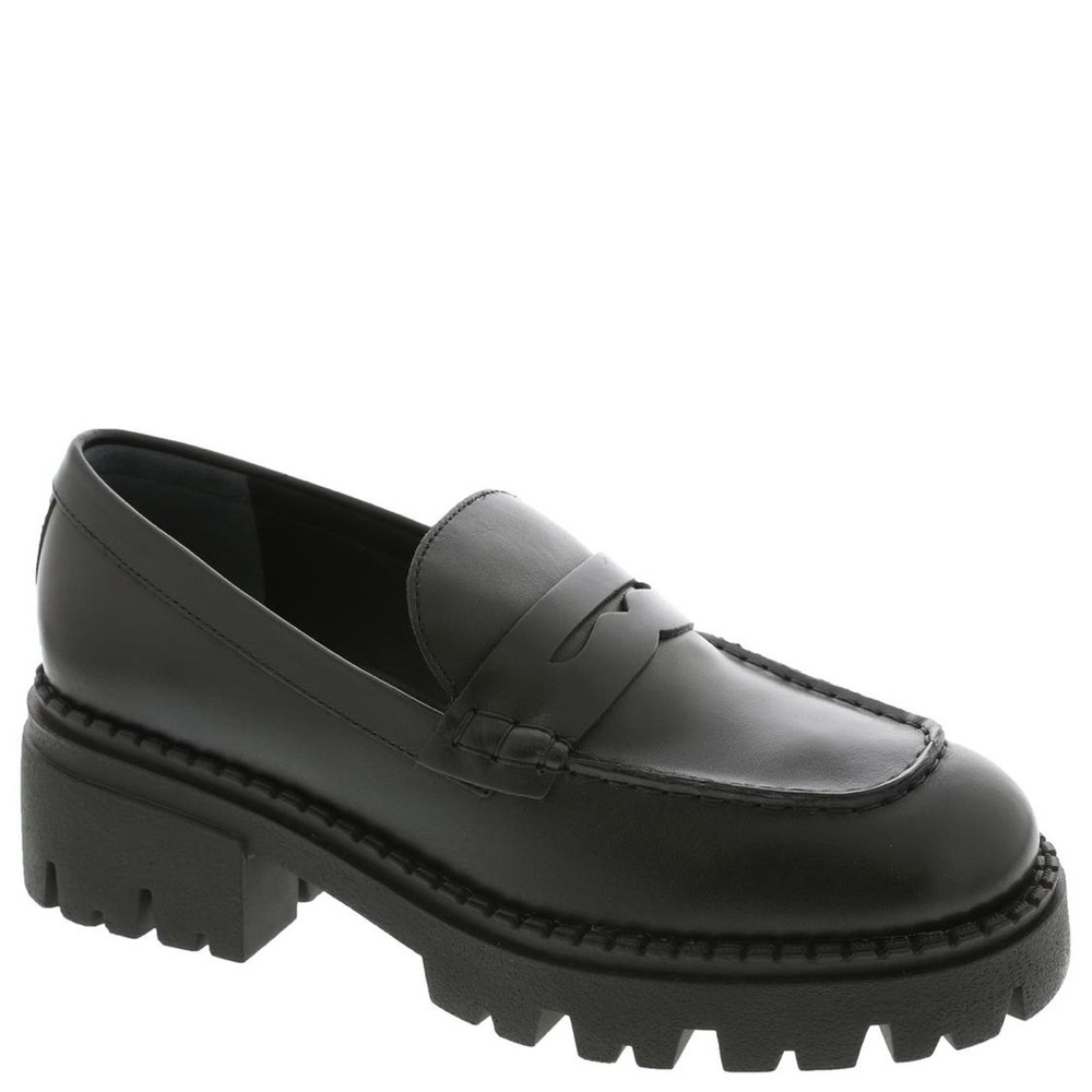 Free People Black Platform Loafers